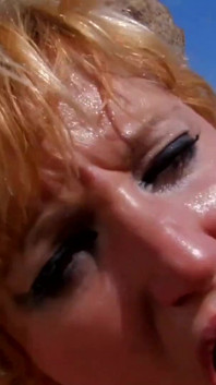 Yillie Fresh blonde with big tits fucks and gives a deep blowjob to Terry Reid