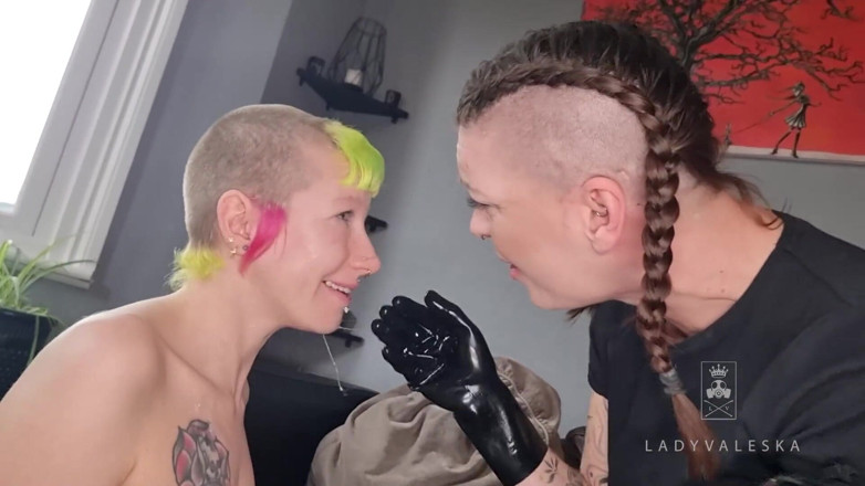 Lady Valeska: Deep Throat for My Slave Girl