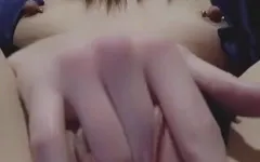 Bratty Goth Fingering Her Pussy Until Creamy Ending