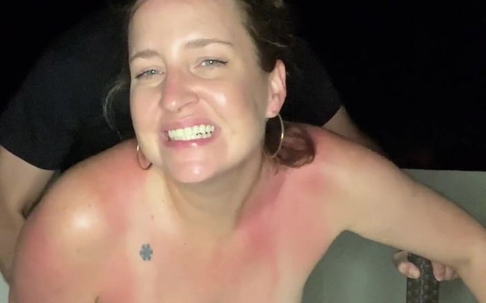 Avril Showers: Some After Dinner Bossy Balcony Sex Featuring My Unique Sunburn.