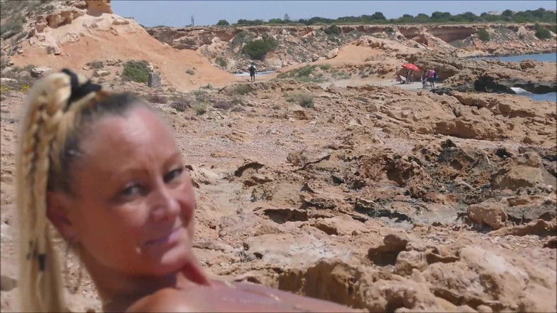 Natalie K: Am strand blankziehen und nach hause gehen, um arsch und...
