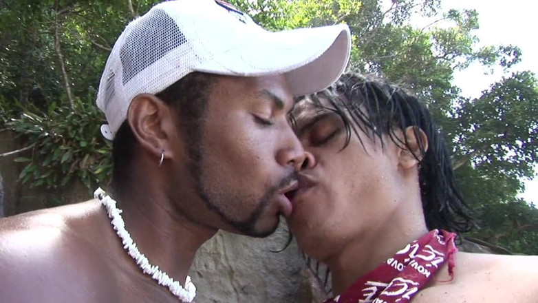 Interracial Bareback Channel: A straight Latino muscle fucked raw in the common beach