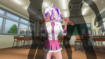 H3DC: 3D HENTAI Dívka saje své přátele, dokud se neudělají