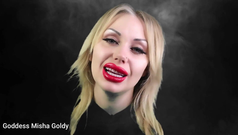 Goddess Misha Goldy: Klara JOI -testet för att tjäna gudinnan!