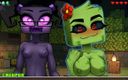 LoveSkySan69: Minecraft Horny Craft - Part 64 Threesome Finale Endergirl and Creeper!! by...