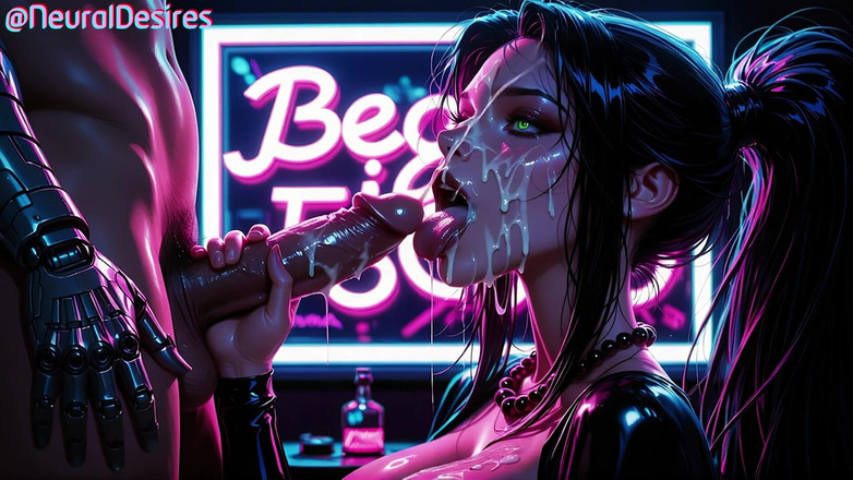NeuralDesires: Neon Vixen的赛博朋克性爱 - ai-generated