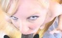 Cryptostudios: Rijpe blonde vrouw genoot van het zuigen van zwarte pik