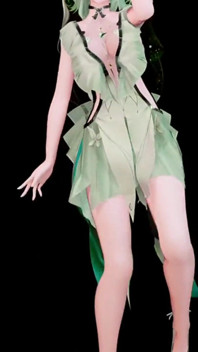 Wuthering Waves Shorekeeper dezbracă Dans Hentai Say so Song Vertical Screen MMD 3D Soft Green Hair Color Edit Smixix