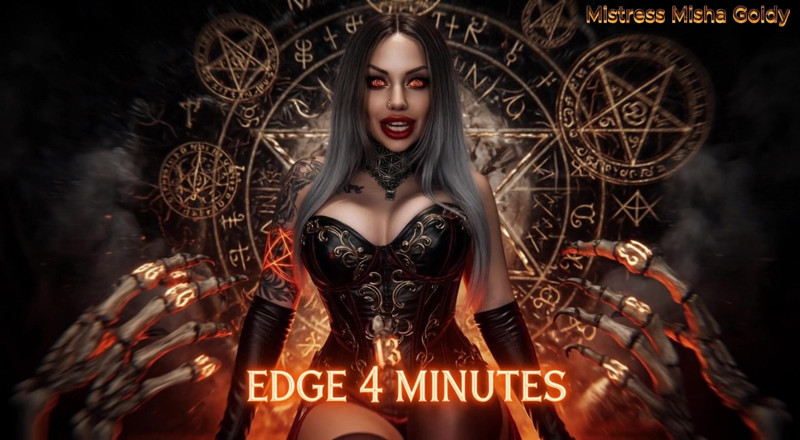 Goddess Misha Goldy: Hell's Dice: Edge Until You Break. Interactive Edge Game. I...