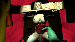 Wraith ward: Dívka v dřevěných poutech bere ptáka s obřím orkem