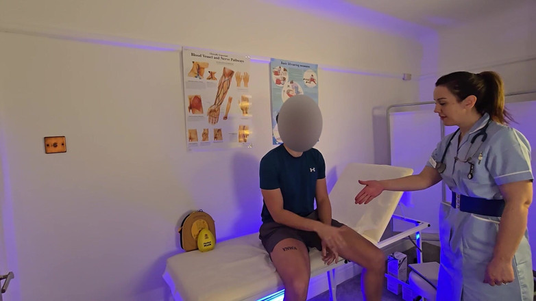 Mr LDN Lad: Real UK Nurse Blows Me in Clinic!