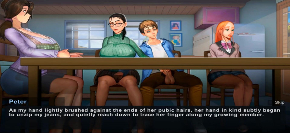 Hentai World: Taffy tales tetamu melancap di bawah meja