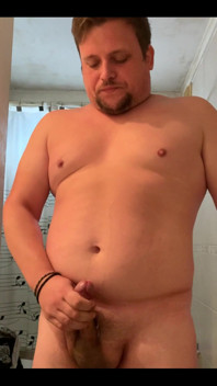 I like to cum before taking a shower 
