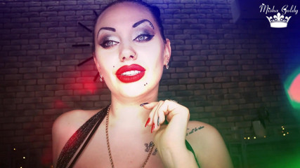 Goddess Misha Goldy: Sph和处女羞辱你恶心！