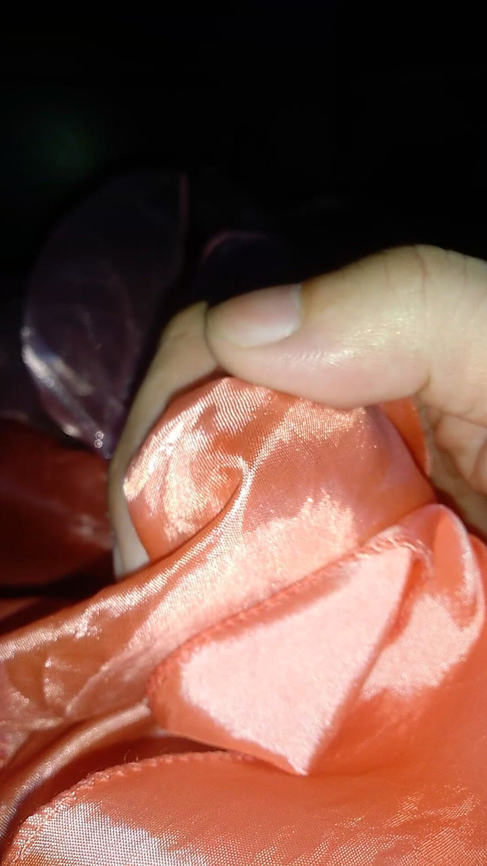 Naomisinka: Crossdressing and Cum Wearing Girl Satin Party Pink Mini Dress