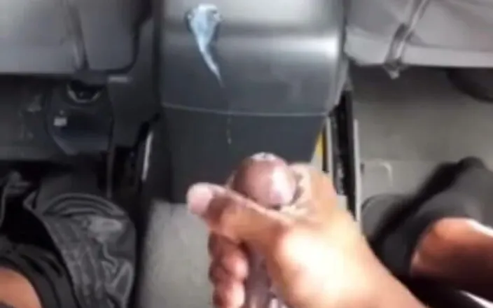 Takeit4daddy: Stroking My BBC Until I Cum in the Car