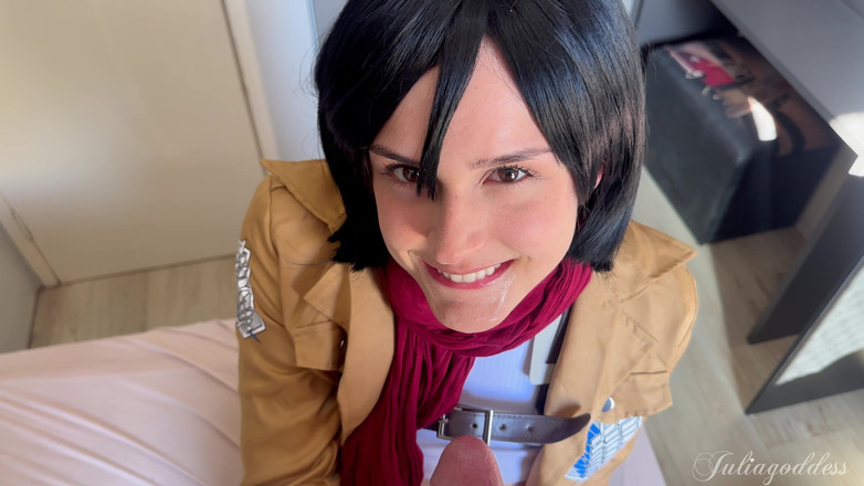 Shamelesscouple: Mikasa, POV, fantasme de pipe - lent, mouillé et coquin
