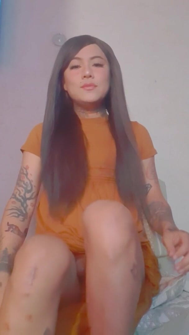 Kimberly Polizzi: Hezká T-holka masturbuje sama