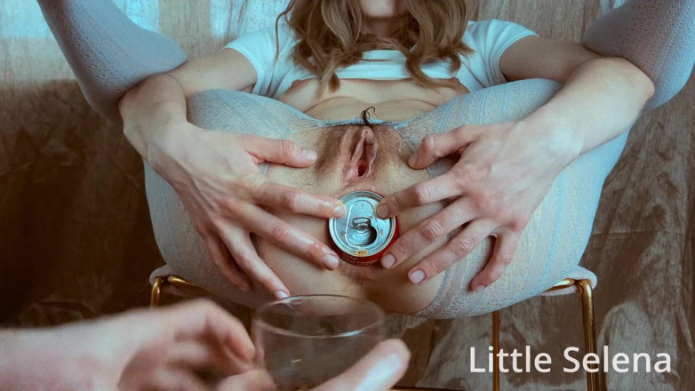 little_selena: Hardcore Anal Fisting and Prolapse with a Soda Can Inside...