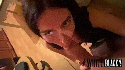 WhiteBlack: 従順なイラマチオ友人アナル妻