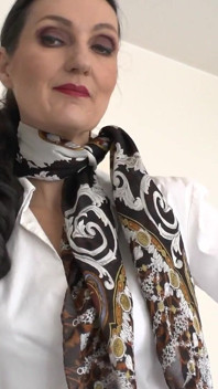 Silk Scarf Fashion Show, JOI, Lady Victoria Valente