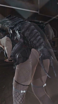 Chaurus Lair. Gothic Alt-Girl Dikongkek Pantat Oleh Serangga Dari Skrol Tua v Skyrim. Emptie41