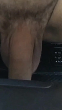 Play with Dildo in My Car, Ride Gearbox Lever and Cum on the Armrest Clarabitch