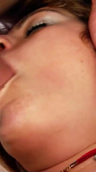 BBW Milf Natalia fucked in hairy pussy by stepson and neighbor in threesome