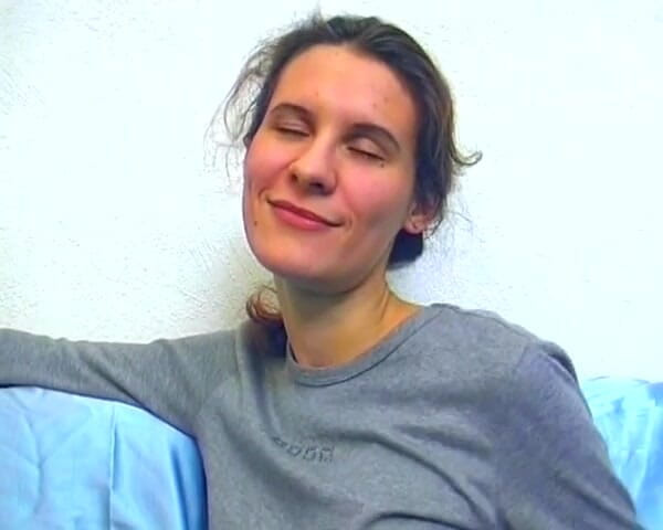 Deutsche Madchen: Pretty Brunette German Babe Shows Her Cunt in Front of...