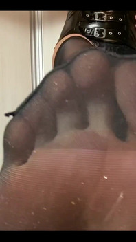 Goddess Kiffa in Black Stockings