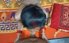 그녀의 입에 사정하는 인도 젊은 마누라