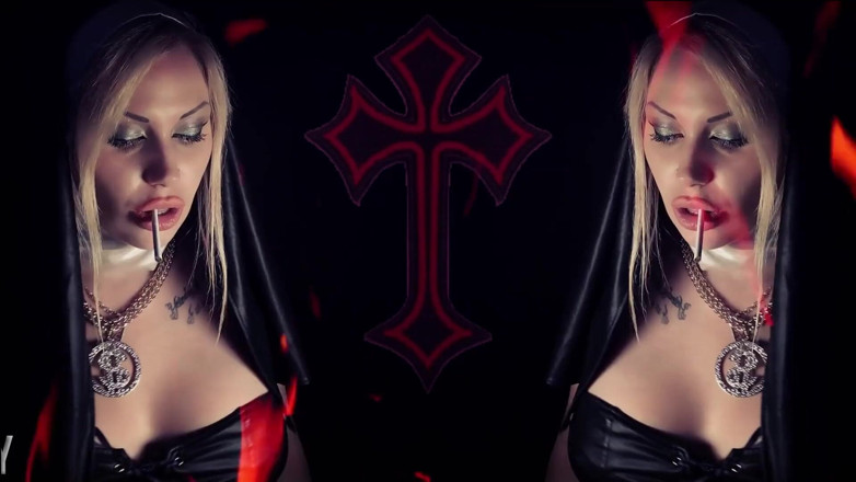 Goddess Misha Goldy: You will be in hell if I'm your reason to...