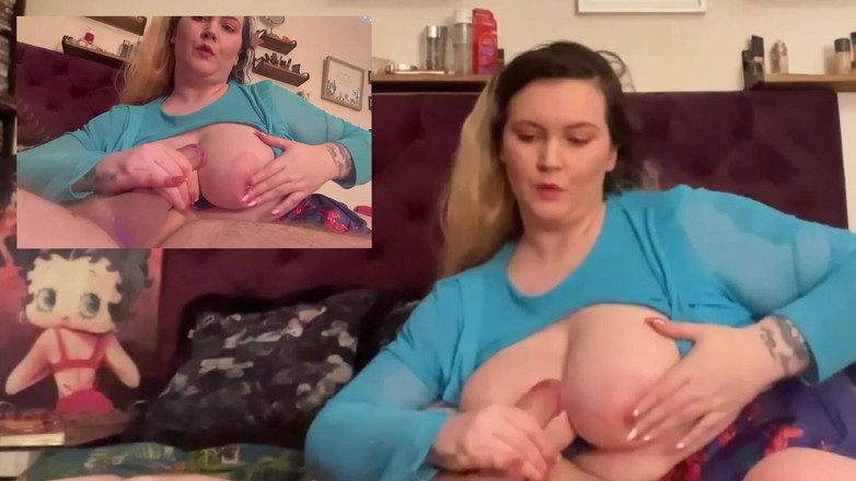 MissFFW: Товстушка катається на члені, а потім дрочить його до величезного камшоту