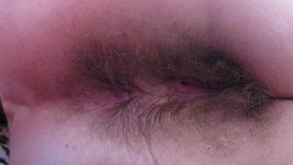 Cuteblonde666: Winking my wet tight hairy asshole in close up