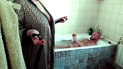 Stepmom Watch Me Jerking off in the Bathroom