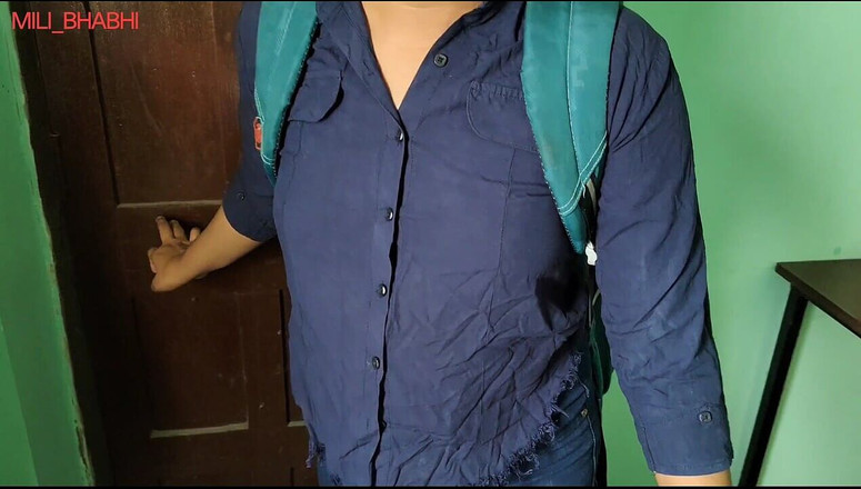 Mili bhabi: Bihar studente 18+ seksvideo, Hindi audio-studentenleraar neukt zijn student en lesgeven...