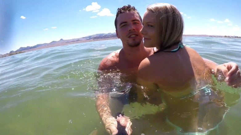 Mya Lane: Beach Day Wife Sucks Cock Twice