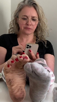 Empress Bella Sadic's Dirty Socks and Dirty Feet