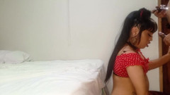 Big Ass Trans Sucking the Horned Asshole's Cock thumbnail