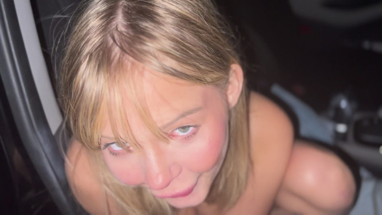 Coco Lovelock: Night Outdoor Fuck! Blowjob in the Car Then She Squirted...