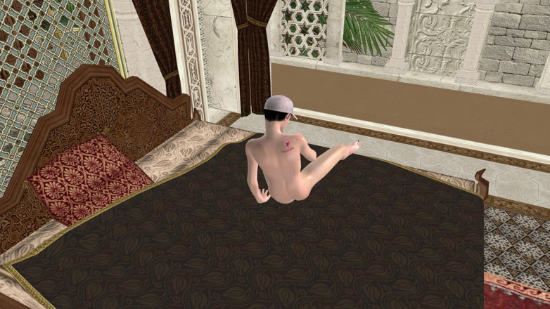 TransLure: Beautiful Shemale Masturbates Using Torch on Bed 3D Cartoon Hentai