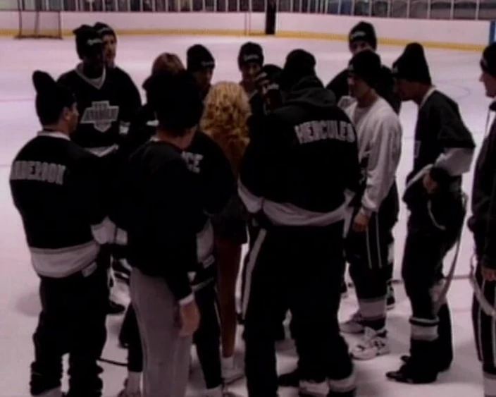 Planete Francaise: Big Boobed French Blonde Gangbanged by the Entire Ice Hockey...