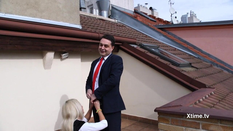 Andrea Dipre Channel: Andrea Dipre - Blowjob on the roof 2