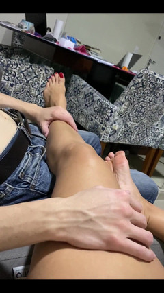 KiffaFeet: Esfregando com meu pé
