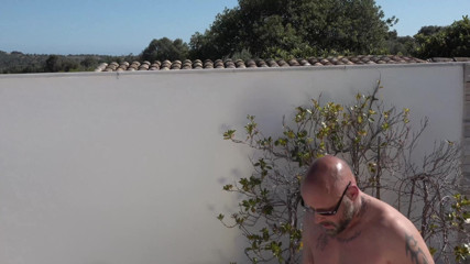 My German Amateurs: Young pierced curvy MILF enjoys outdoor yoga sex