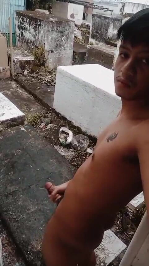 KrakenTwink: Waiting for Stepdaddy Outdoor! Pinoy Twink Naked Hard Cock, Masturbationa...