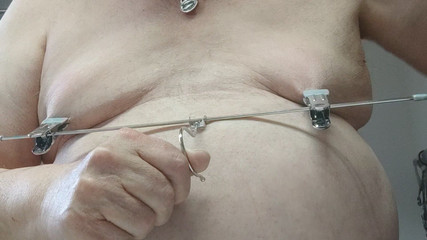 Karlchengeil: Heavy slap my tits and pinch my nipples