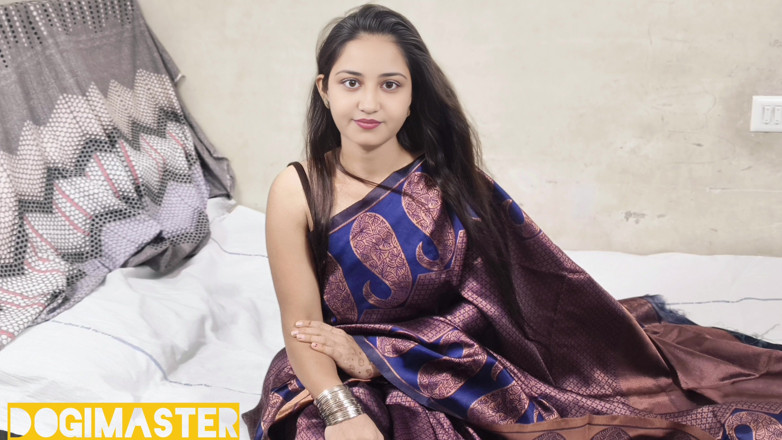 Dogimaster: Desi indisk bhabhi möte i hotell full underhållning i Saree