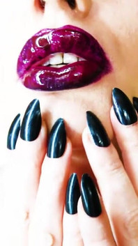 Wet Lipstick Kisses