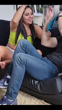 Sexy Roommate Wrestle foot slap and beat up loseк
